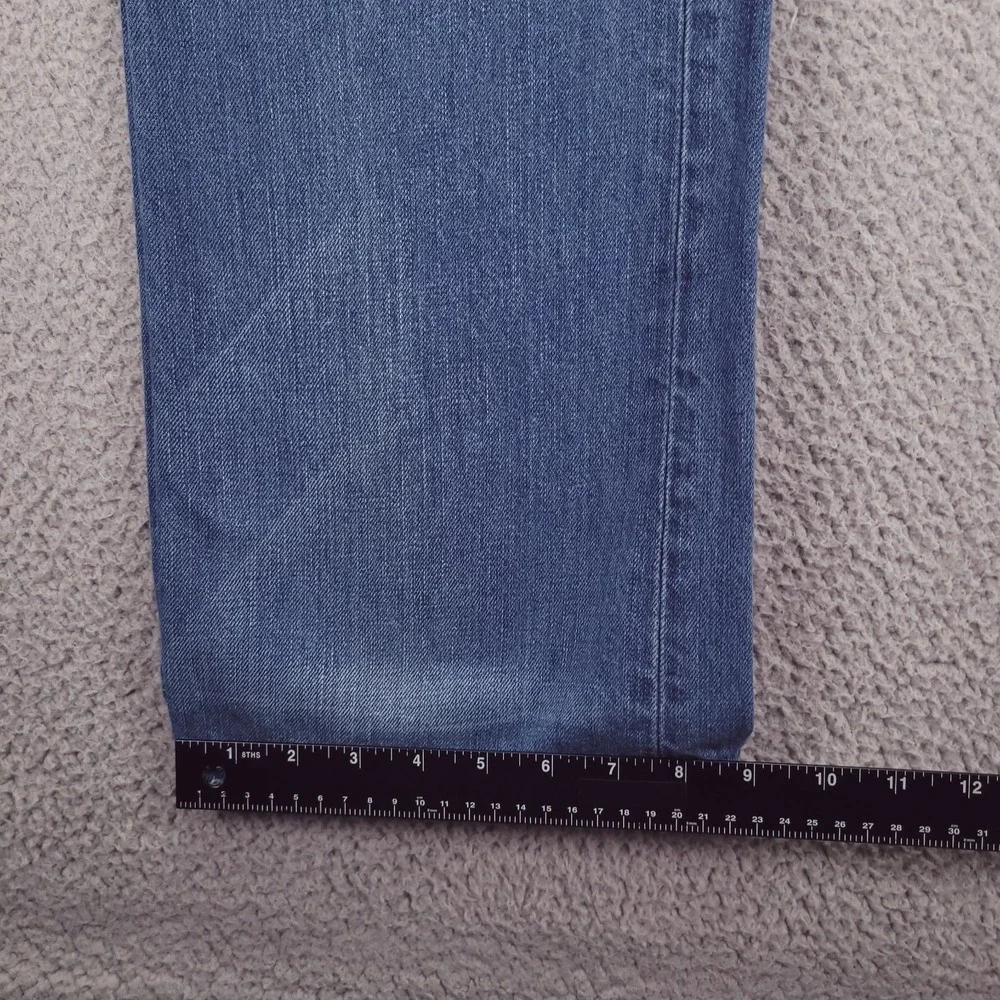 POLO Ralph Lauren Jeans Mens 34x30 Bootcut 750 Button Fly 100% Cotton Blue Denim